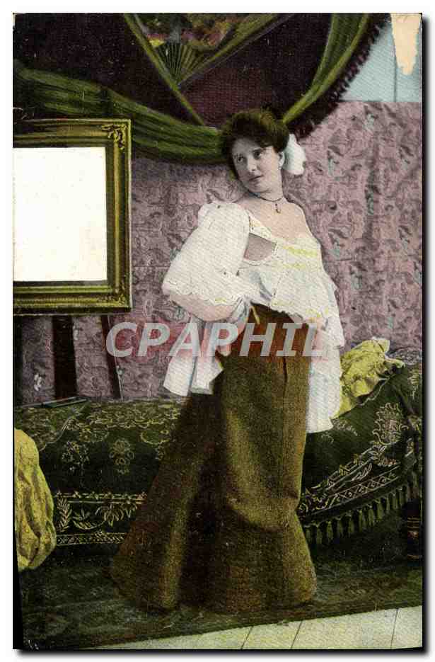 CPA Fantaisie Femme