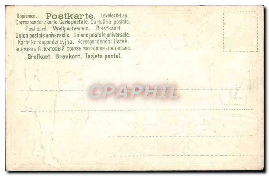 CPA Fantaisie Enfant — Verso