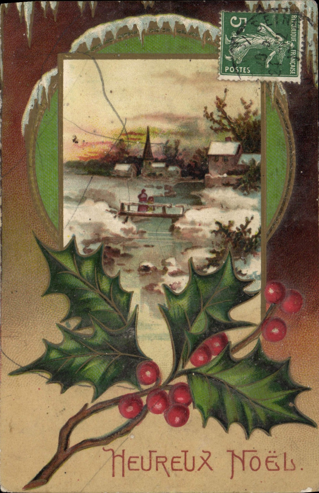 CPA Fantaisie Heureux Noel