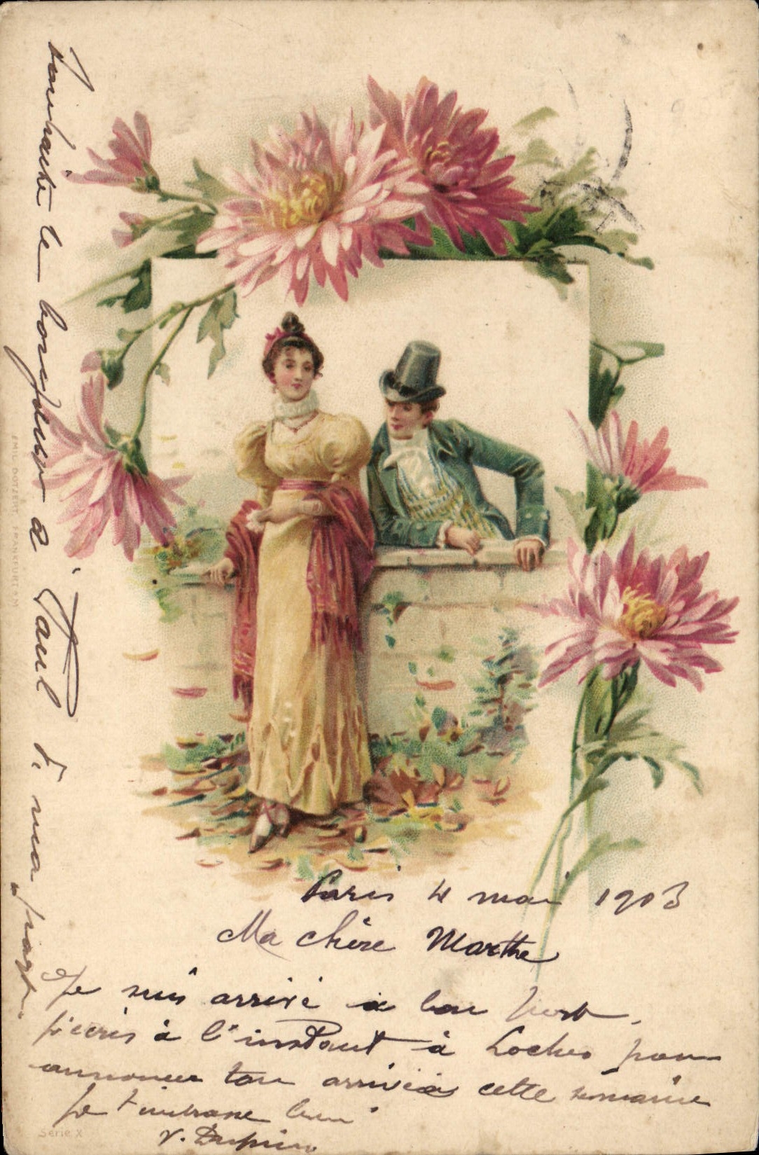 CPA Fantaisie Femme 