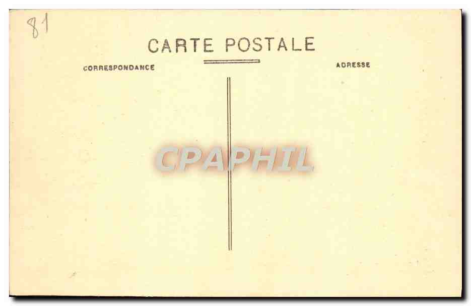 CPA Castres Hotel de Nayrac la Cour  — Rückseite