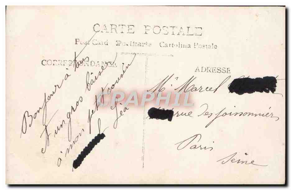 CPA Fantaisie Enfant  — Rückseite