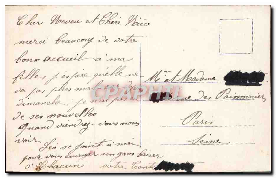 CPA Fantaisie Enfants — Verso