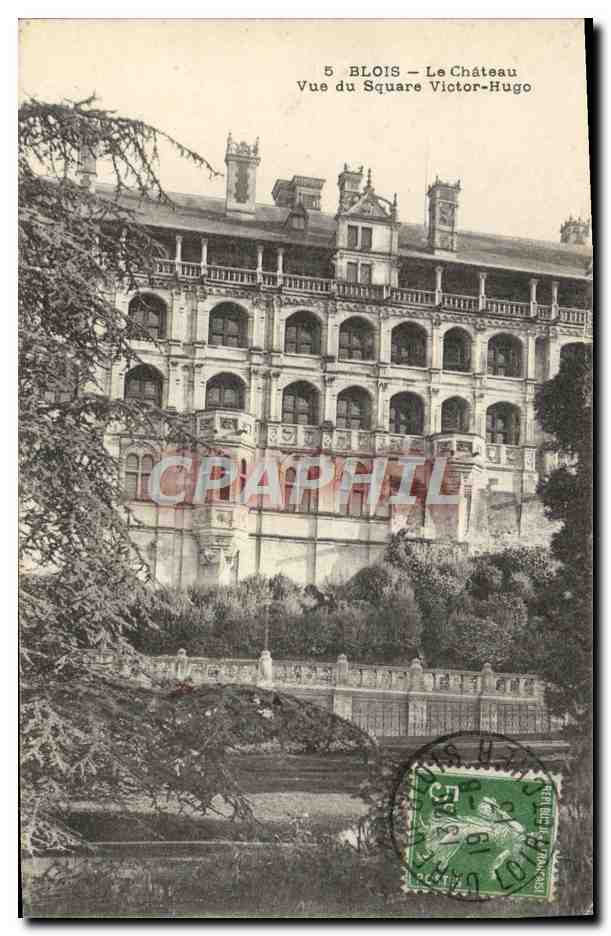 Blois — Le Château — Vue du Square Victor-Hugo — Éditeur : 5