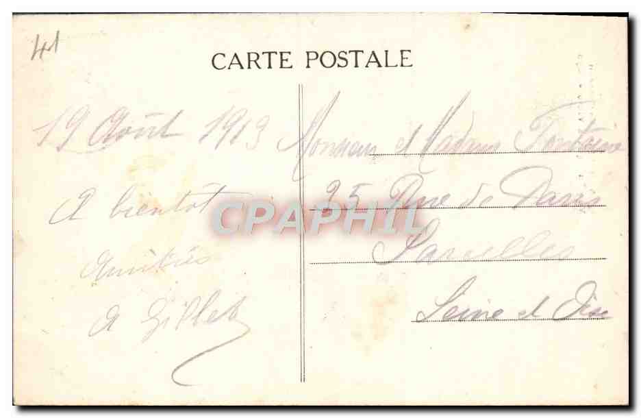 Blois — Le Château — Vue du Square Victor-Hugo — Éditeur : 5 — Verso