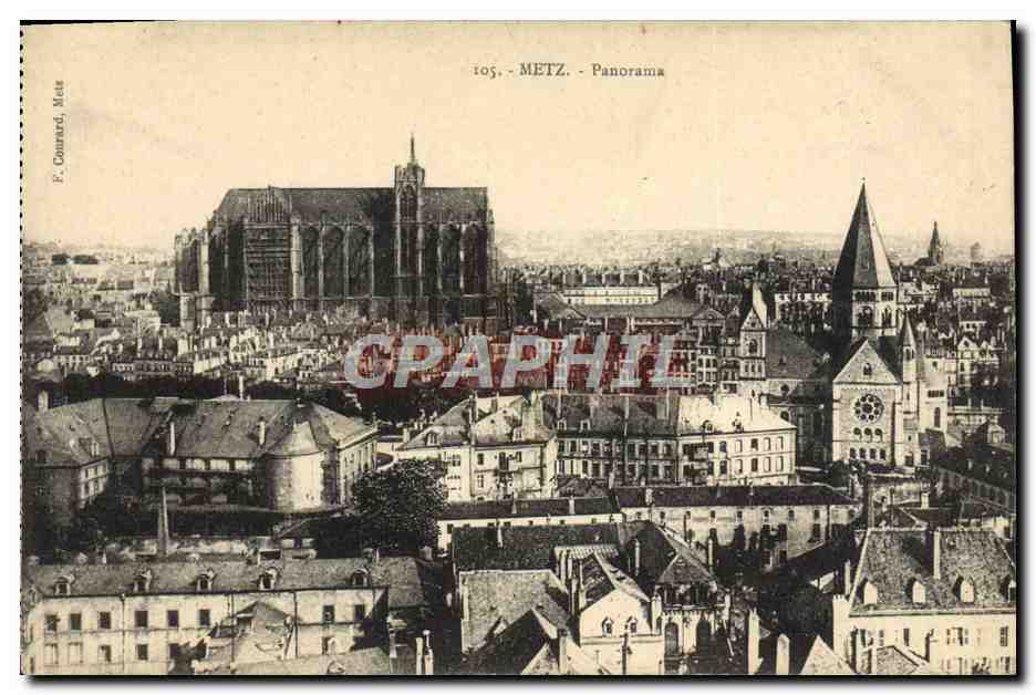 Metz - Panorama — F. Concard, Metz, n° 105