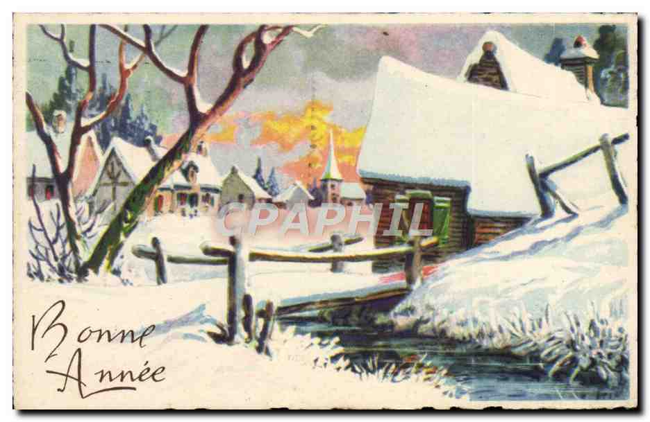 CPA Fantaisie Bonne Annee 