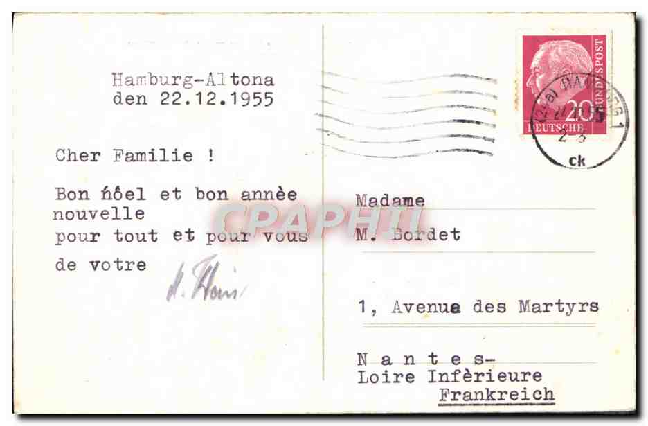 CPA Fantaisie Enfants Noel — Rückseite