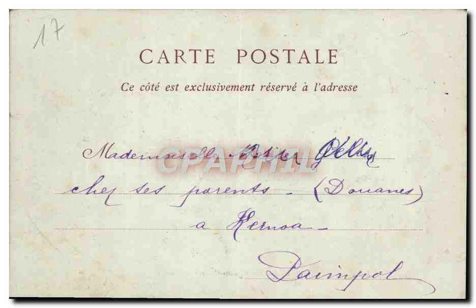 CPA La Rochelle La Porte des Deux Moulins  — Rückseite