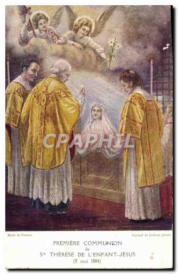 CPA Premiere Communion de ste Therese de L'Enfant Jesus 