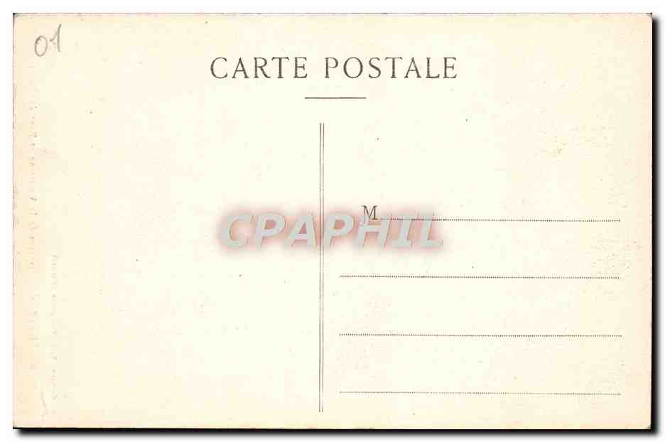 CPA Bellegarde Gorges de la Valserine et Pont de Coupy  — Rückseite