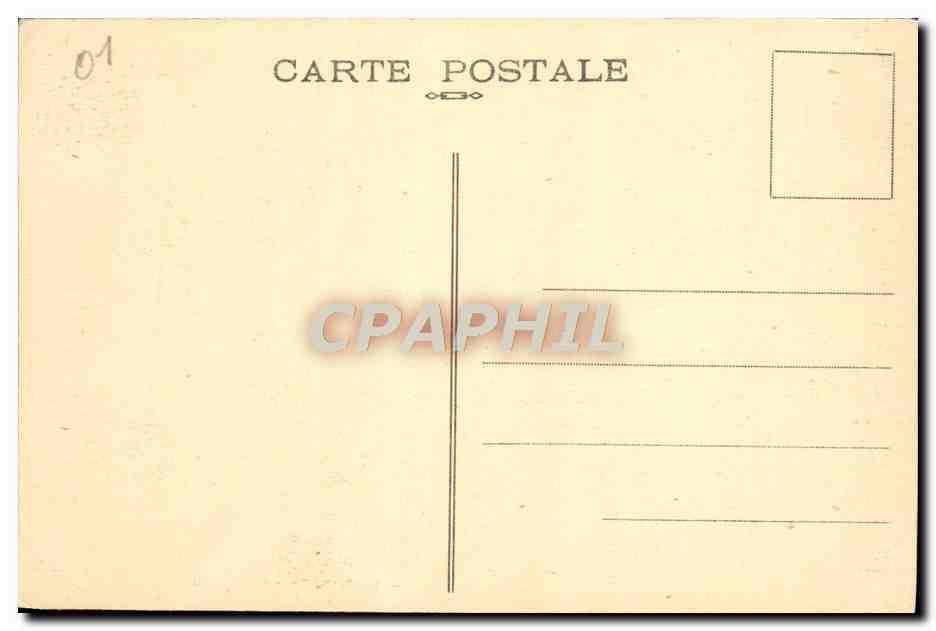 CPA La Perte du Rhone a Bellegarde Les Barrages  — Rückseite