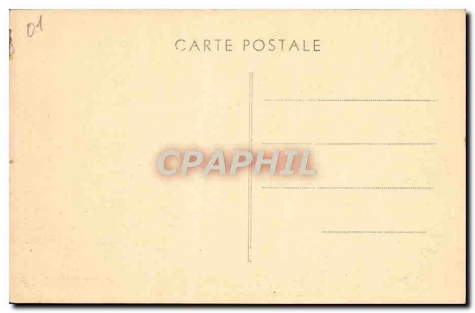 CPA Bellegarde Vallee du Rhone  — Rückseite