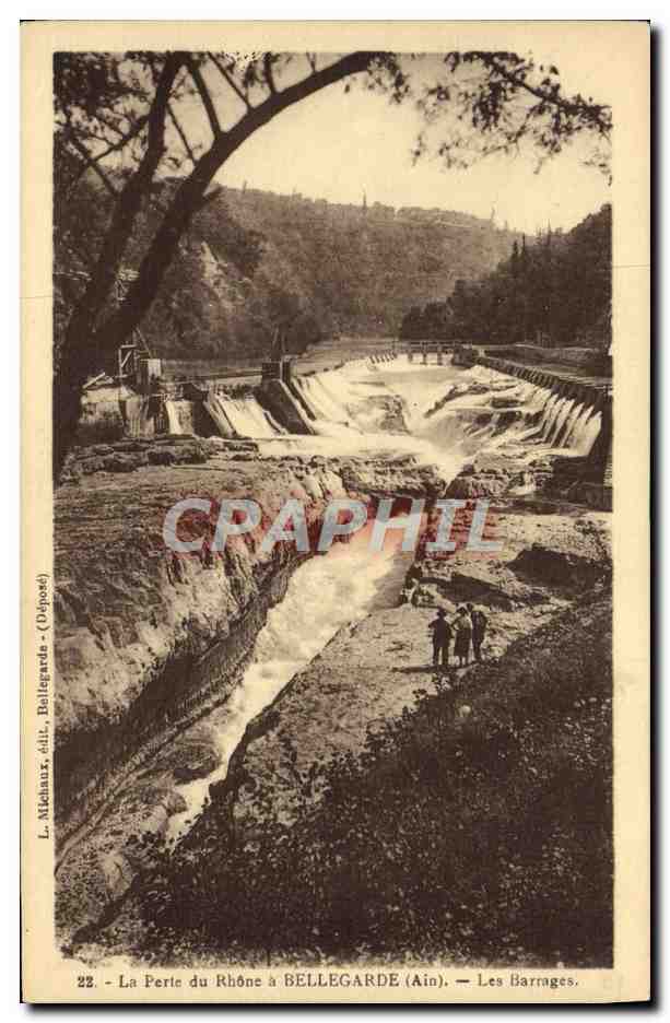 CPA La Perte du Rhone a Bellegarde Les Barrages 