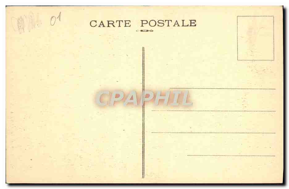 CPA La Perte du Rhone a Bellegarde Les Barrages  — Rückseite
