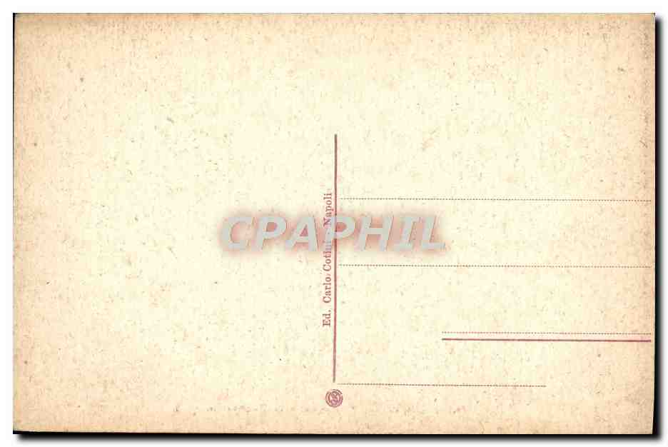 CPA Napoli Museo Naionale La Parabola dei Ciechi  — Verso