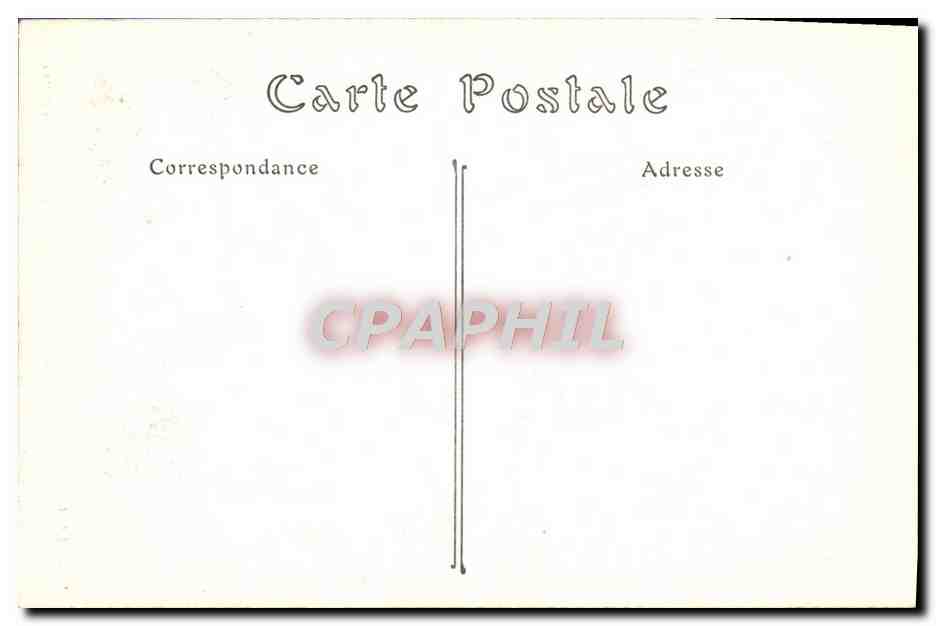 CPA Paris Notre Dame Tympan du Portail central  — Rückseite