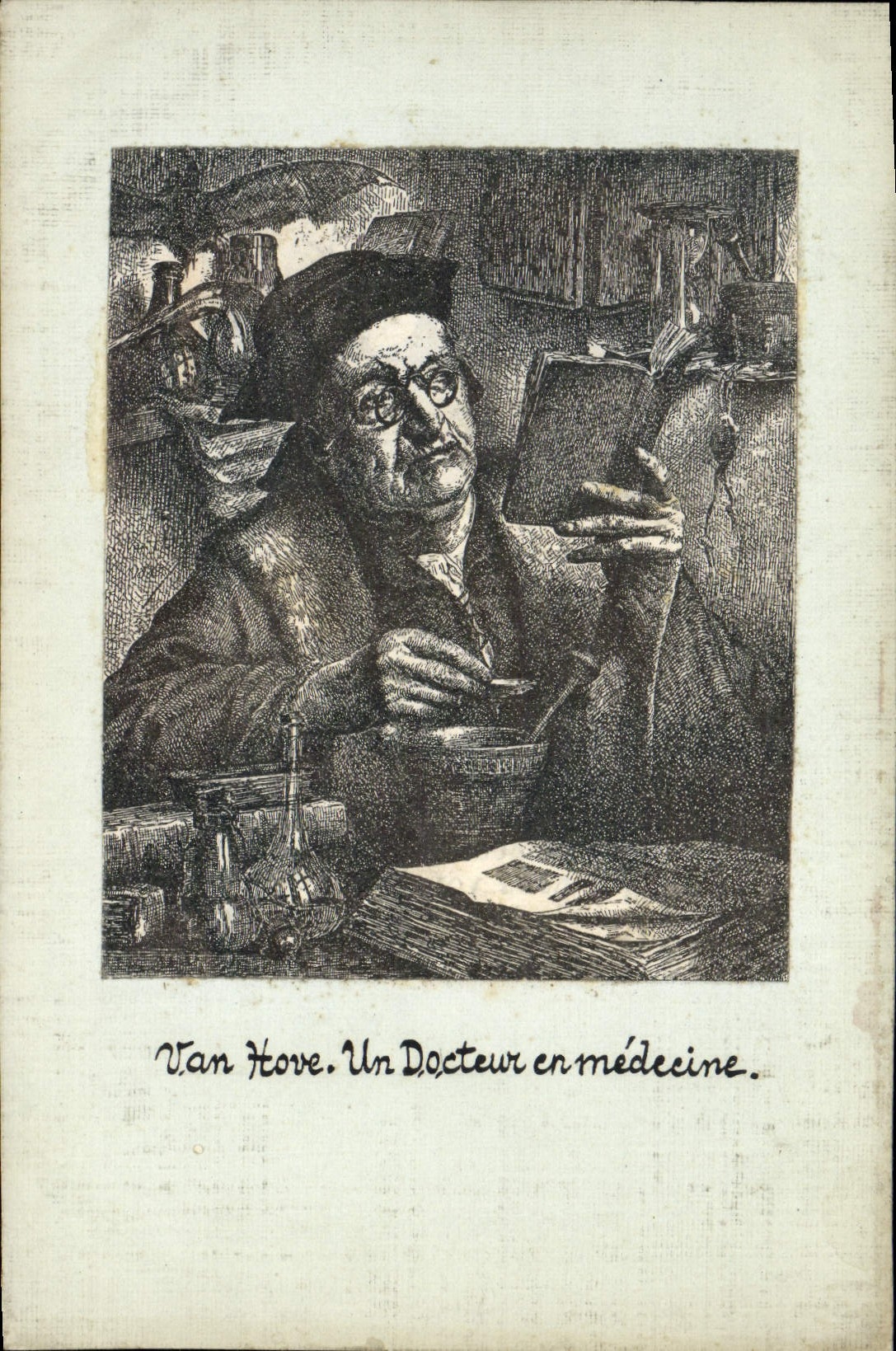 CPA Van Hove Un Docteur en medecine 