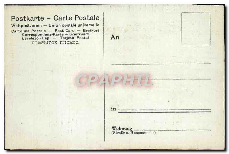CPA Van Hove Un Docteur en medecine  — Rückseite