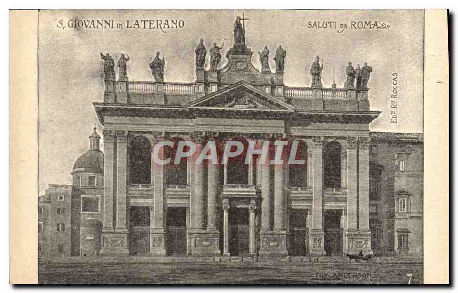 CPA S Giovanni in Laterano Saluti da Roma 