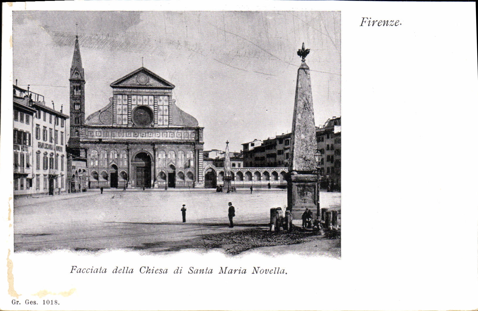 CPA Firenze Facciala della Chiesa di Santa Maria Nouvella 