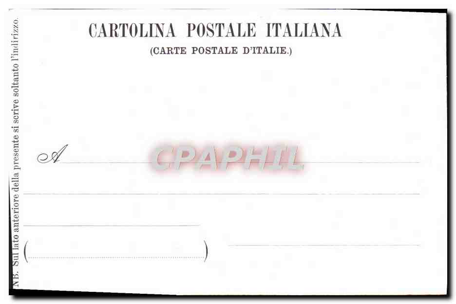 CPA Firenze Fontana del Nettuno Ammannati  — Verso