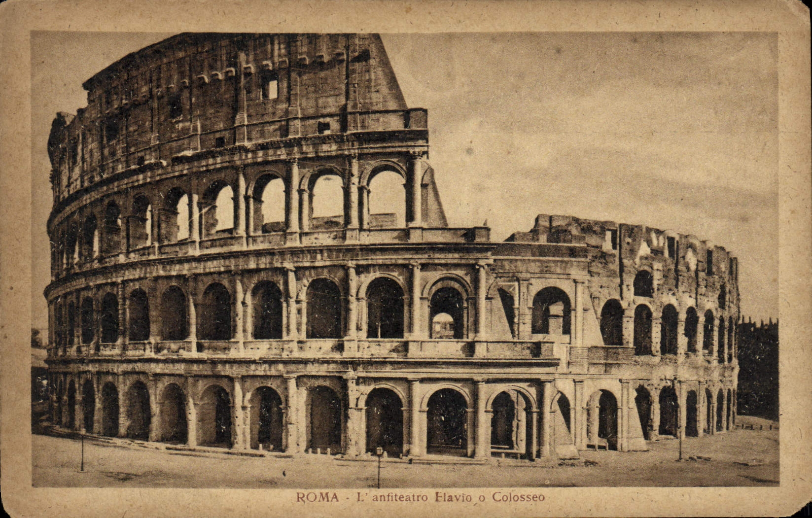CPA Roma L'Anfiteatro Flavio o Colosseo