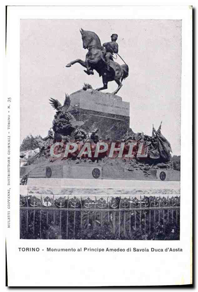 CPA Torino Monumento al Principe Amedeo di Savoia Duca d'Aosta 