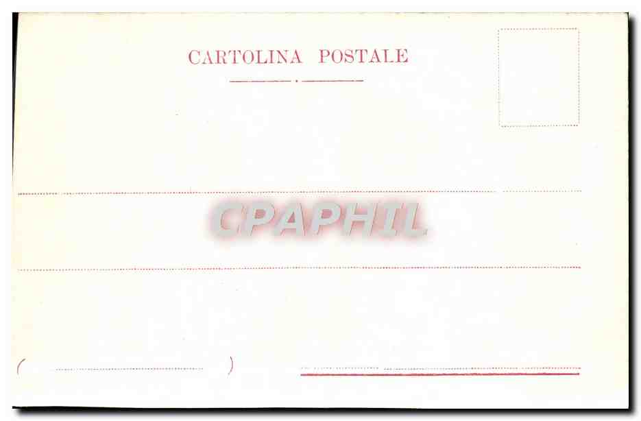 CPA Torino Monumento al Duca di Genova  — Rückseite