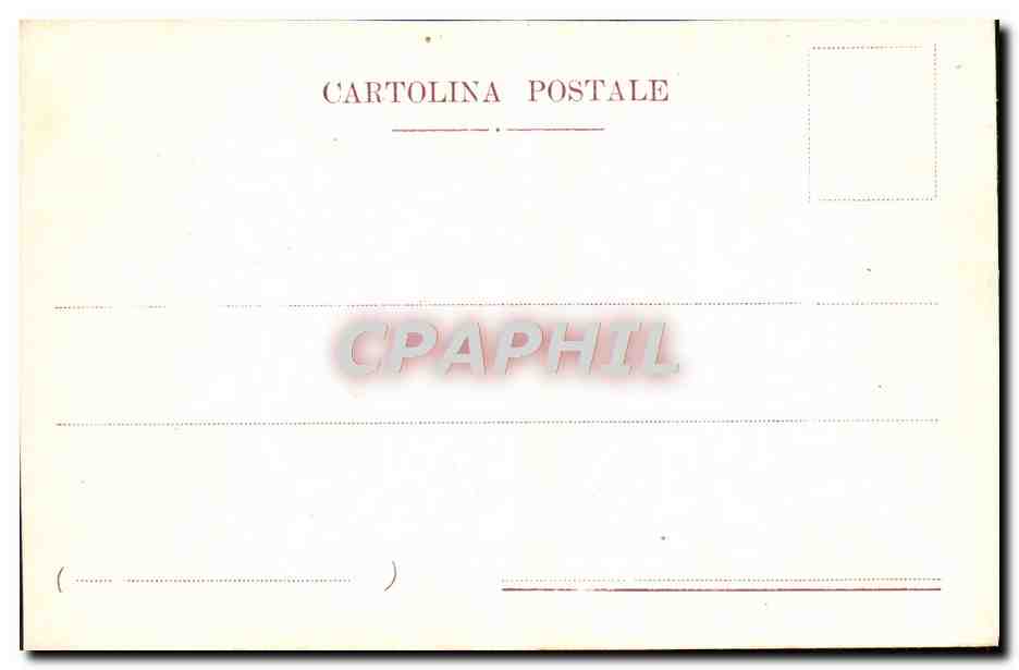 CPA Torino Piazza S Carlo Monumento a Emanuele Filiberto — Rückseite