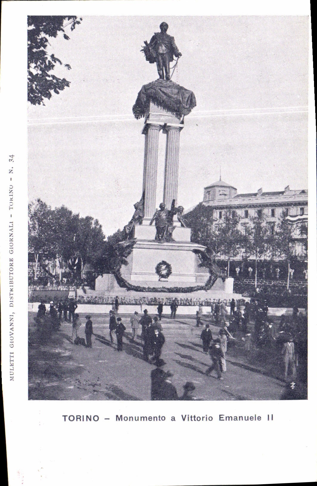 CPA Torino Monumento a Vittorio Emanuele II