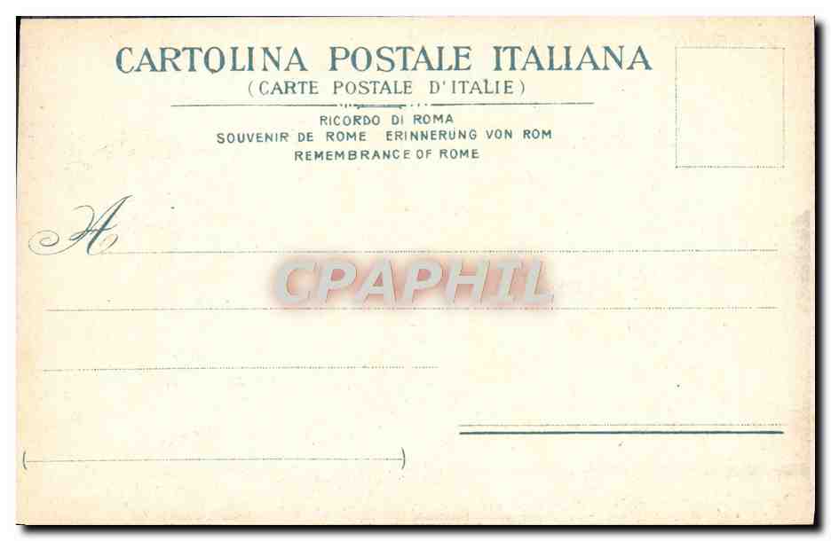 CPA Roma Chiesa di S Cecilia — Rückseite