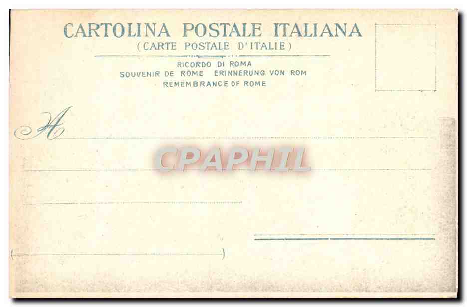 CPA Roma S Lorenzo fuori le mura — Rückseite