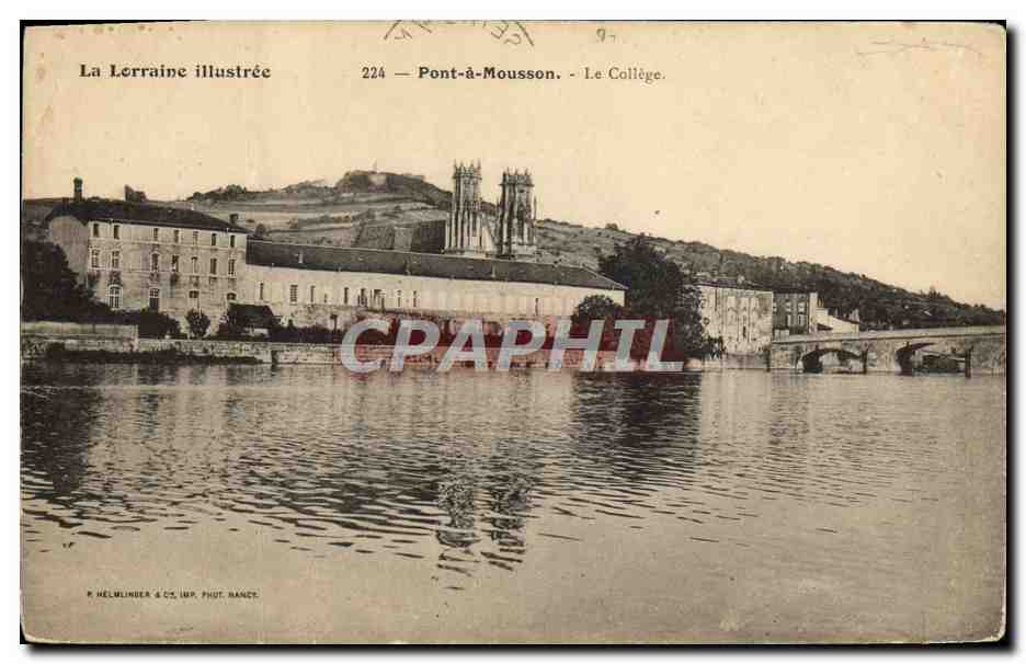 Pont-à-Mousson — Le Collège — La Lorraine illustrée, n°224