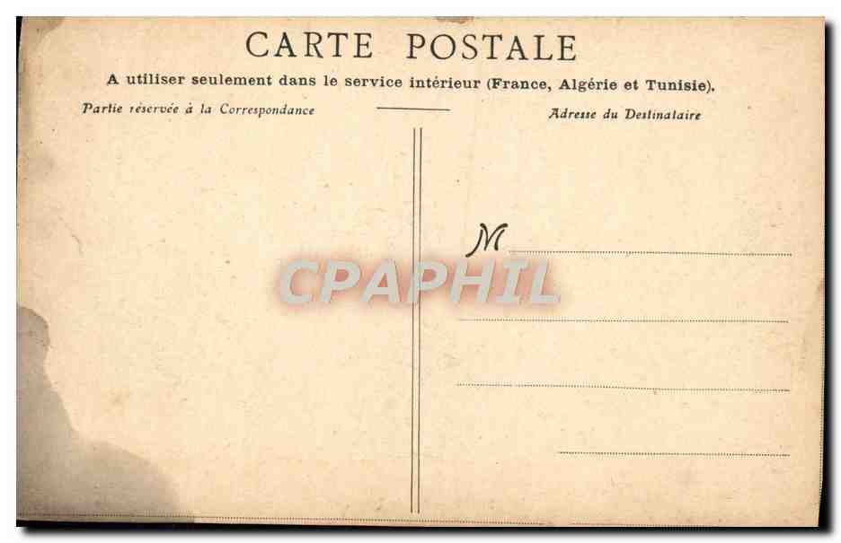 CPA Nancy Arc De Triomphe — Verso