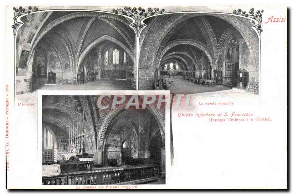 CPA Assisi Chiesa Inferiore di S Francesco
