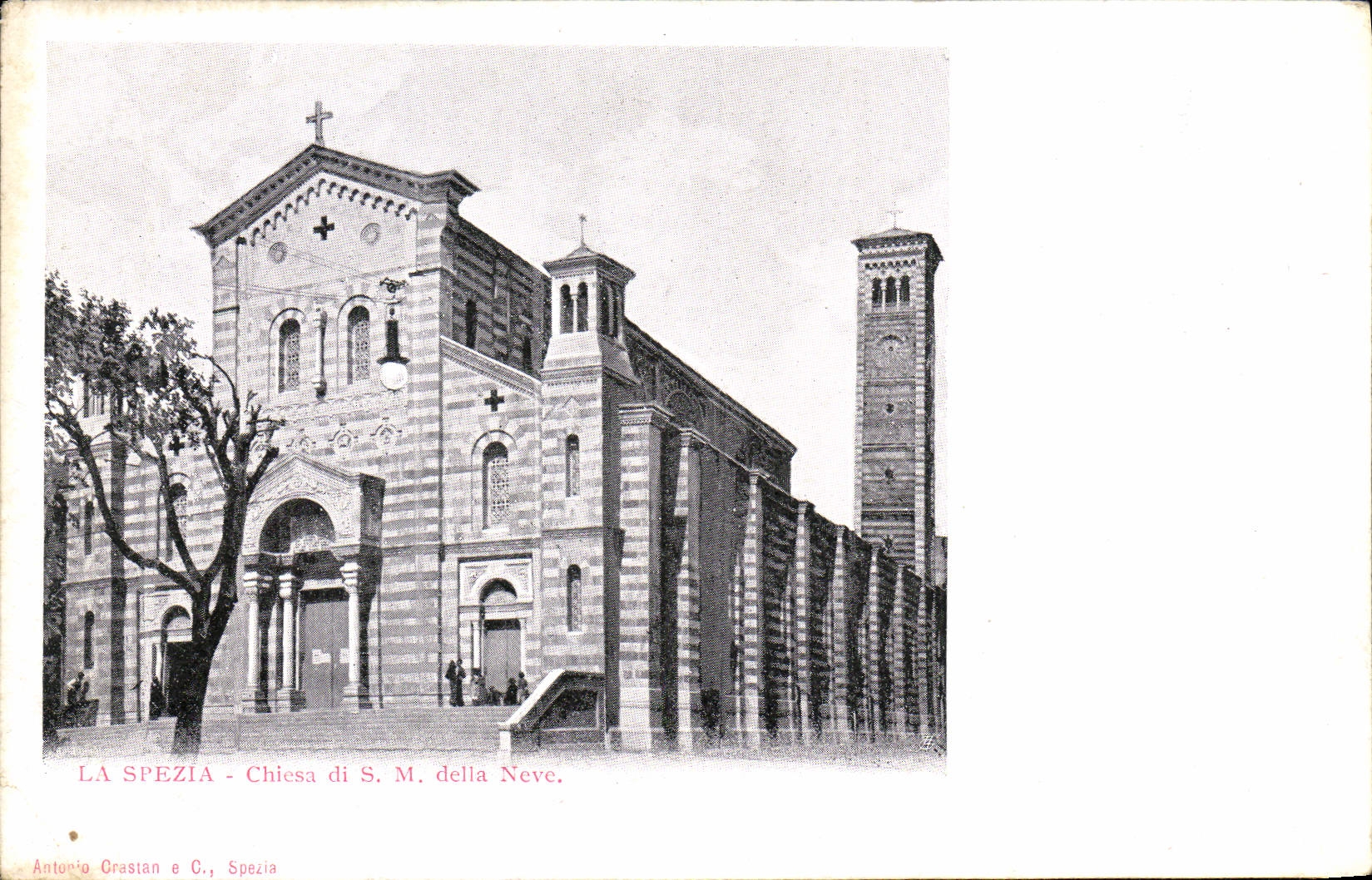 CPA La Spezia Chiesa di s m Della Neve