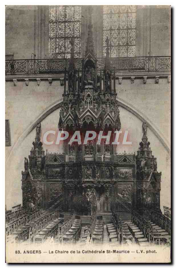 CPA Angers La Chaire de la Cathedrale Saint Maurice