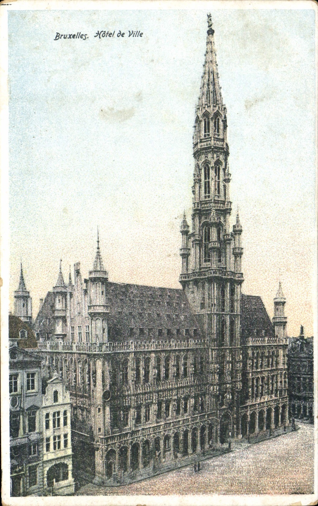 CPA Bruxelles Hotel de Ville