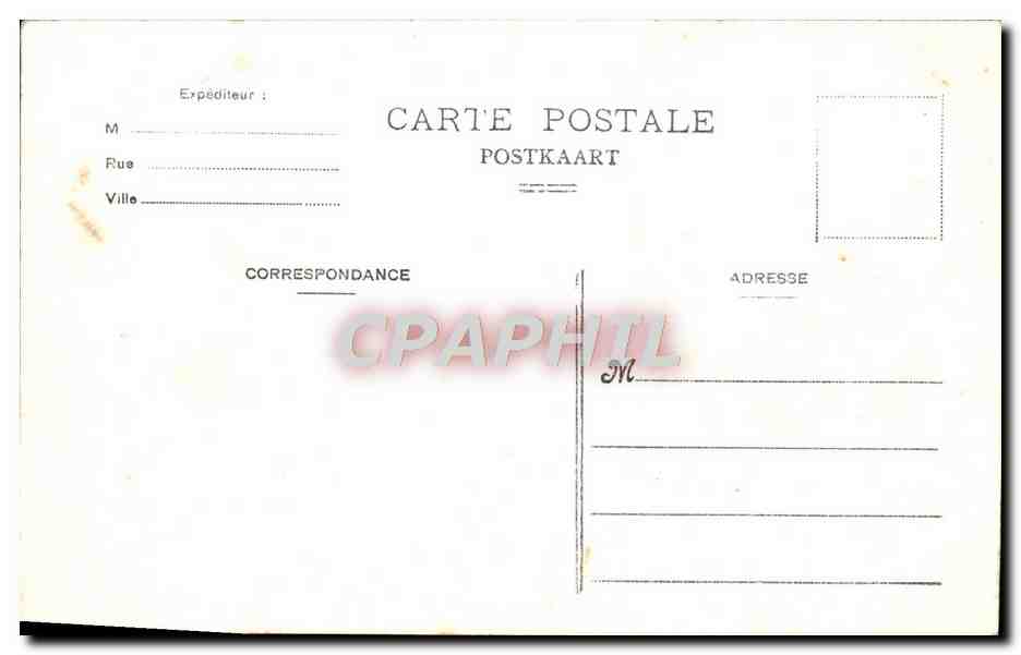 CPA Bruxelles Le Tombeau des Lutteurs Avenue Louise — Verso