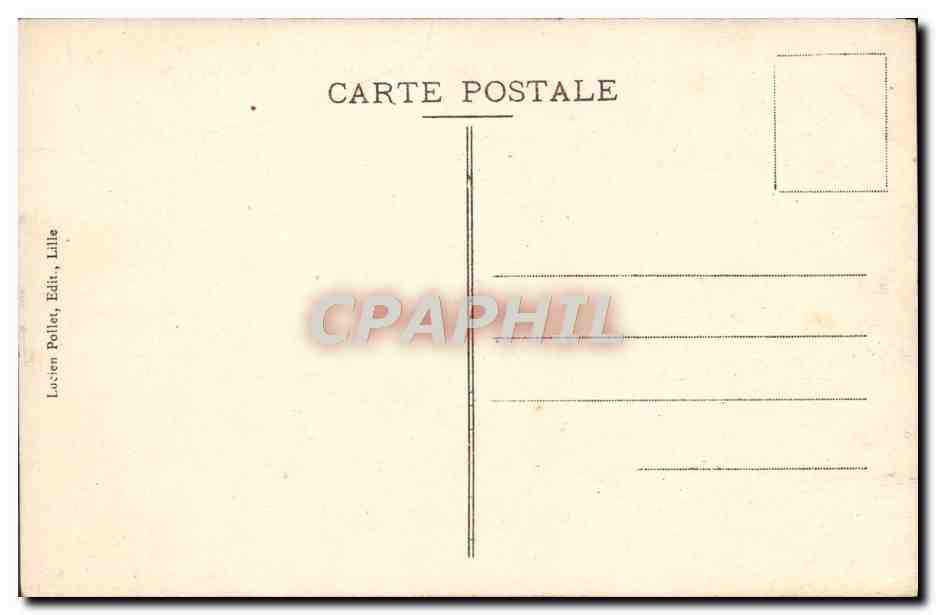 CPA Lille Grand Place Grande Garde Tailleur — Rückseite