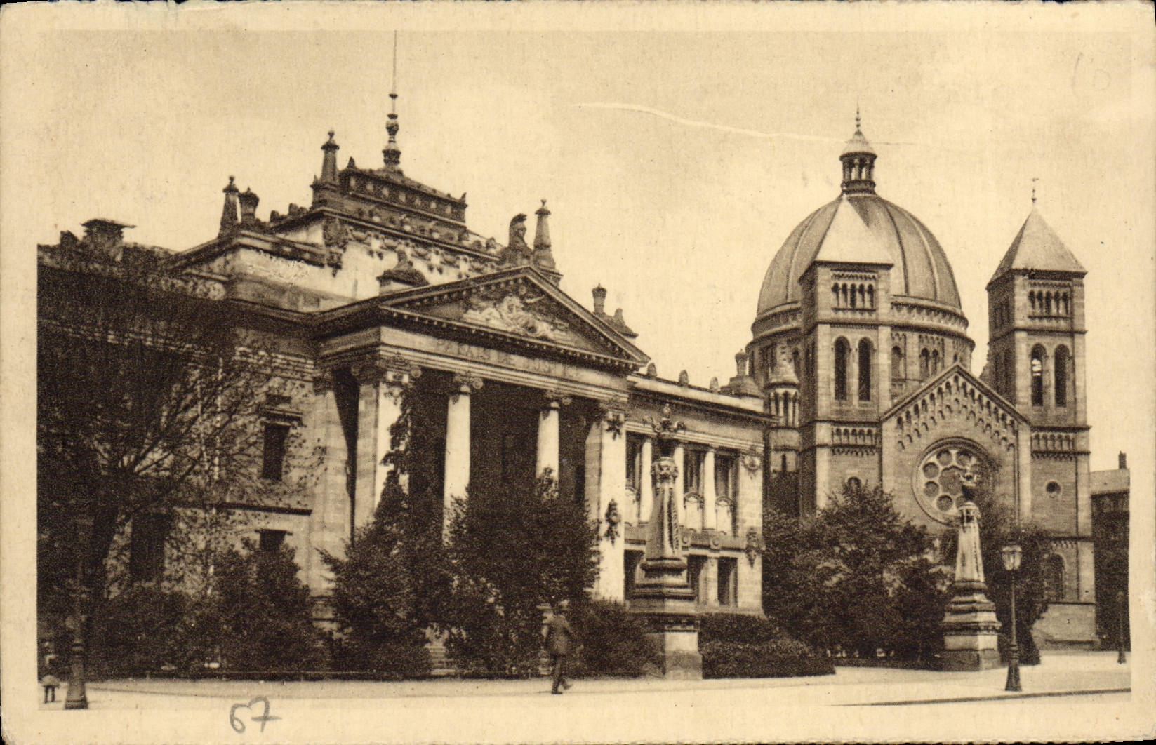 Strasbourg - Palais de Justice et Église Saint-Pierre-le-Jeune — Félix Laub, éditeur, n°13