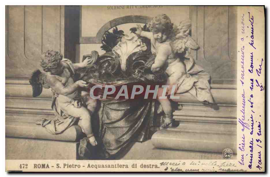 CPA Roma S Pletro Acquasantlera di Destra