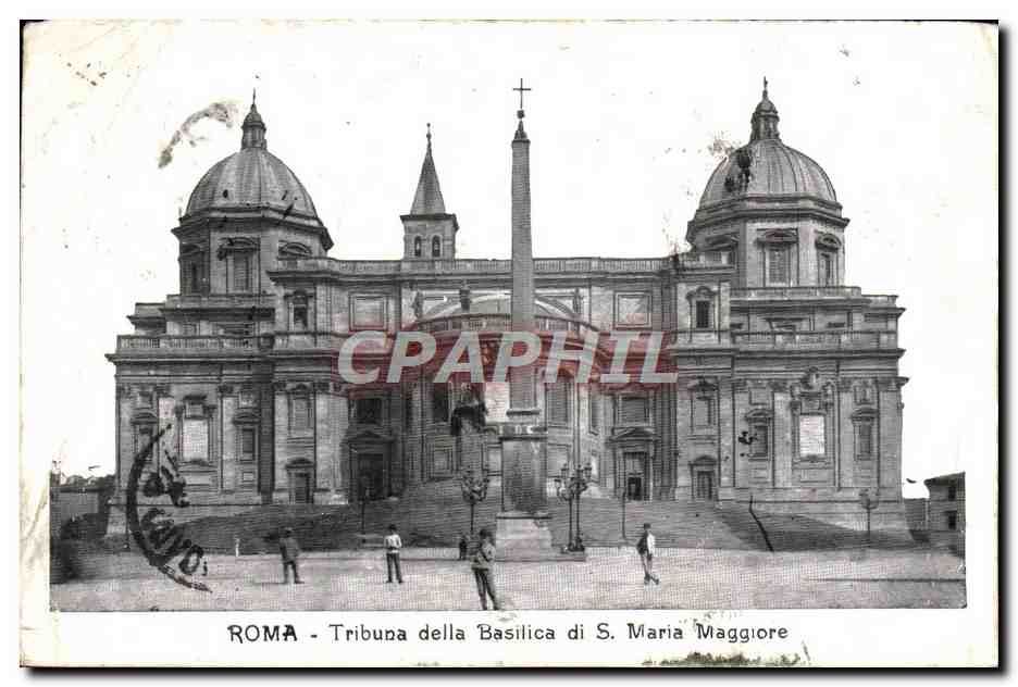 CPA Roma Tribuna della Basilica di s Maria Maggiore