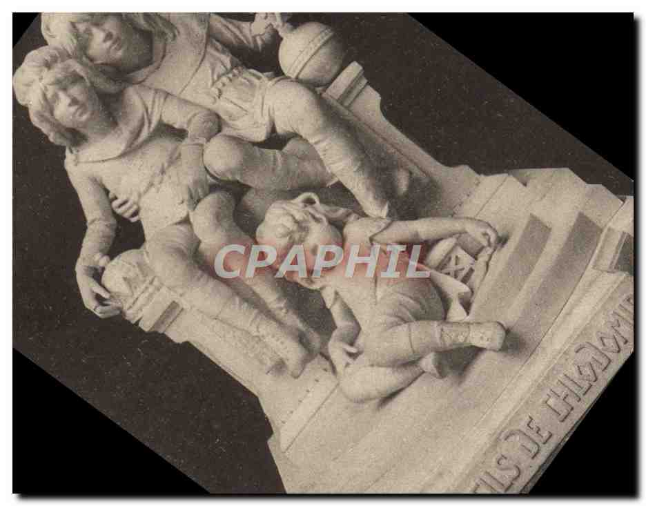 CPA Nantes Musee des Beaux Arts Boisseau Les enfants de Clodomir