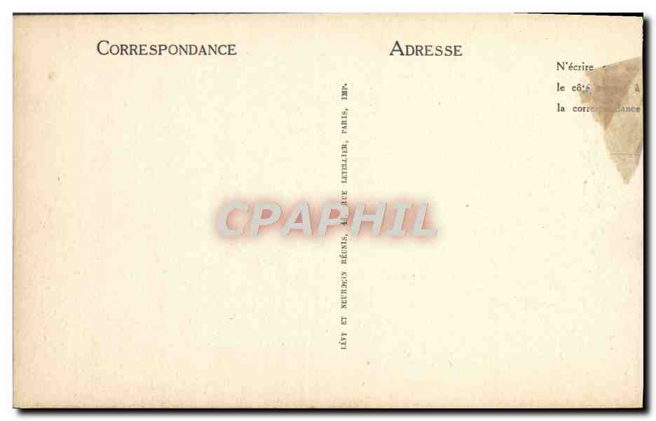 CPA Paris L'Eglise de la Madeleine — Rückseite