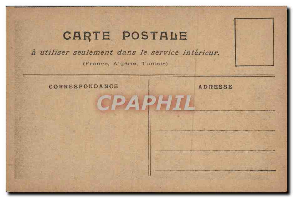CPA Paris Les Invalides — Rückseite