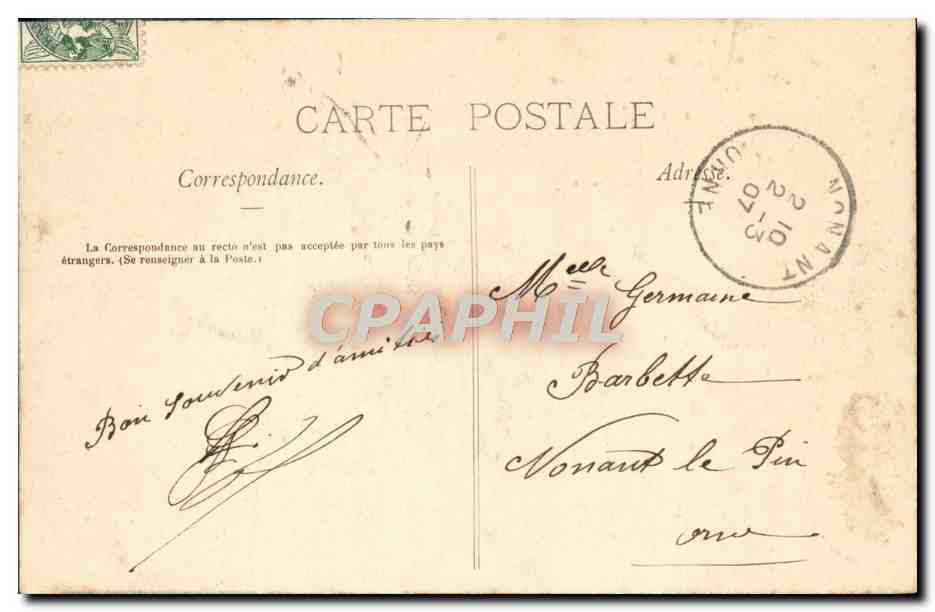 CPA Lourdes Vue Generale prise du Calvaire — Verso