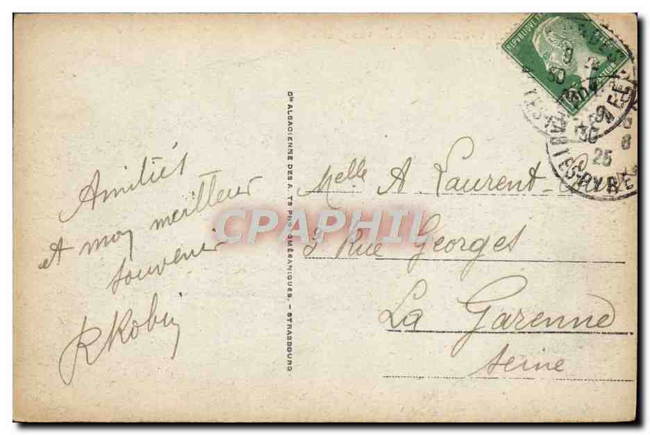 CPA Gavarnie Gedres Vue Generale — Rückseite
