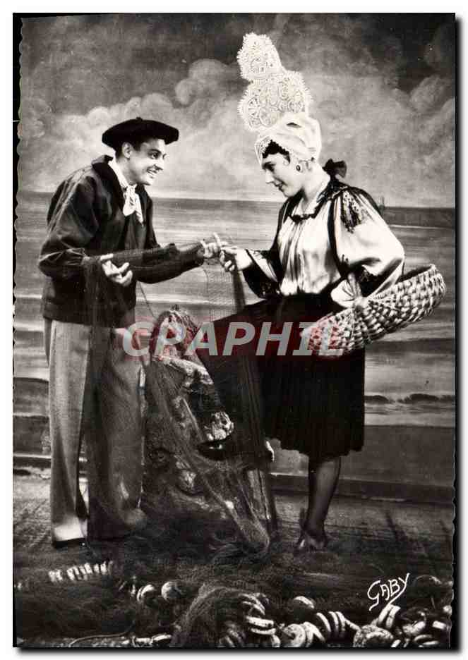 CPA Costume Sablais Folklore